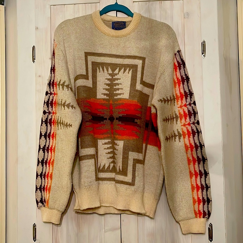 Vintage Pendleton wool Harding Sweater size large